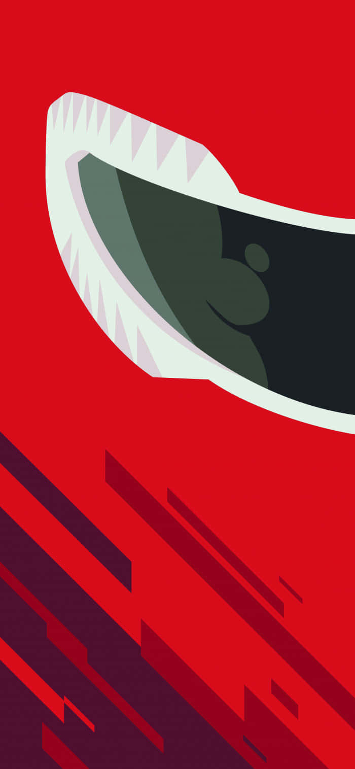 Red Ranger Minimalist Artwork Wallpaper