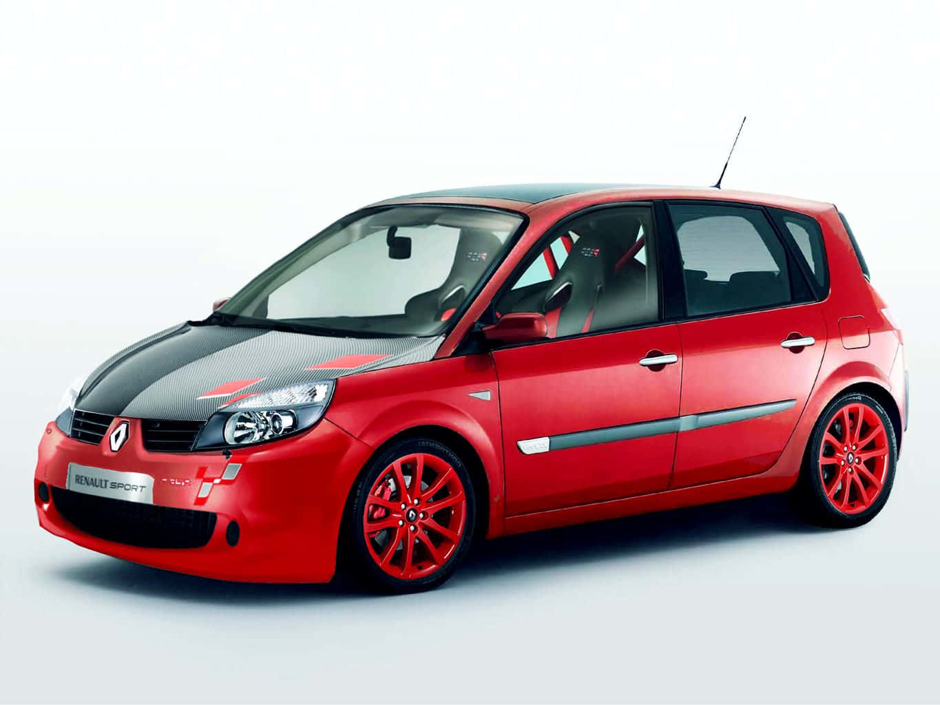 Red Renault Scenic Sport Edition Wallpaper