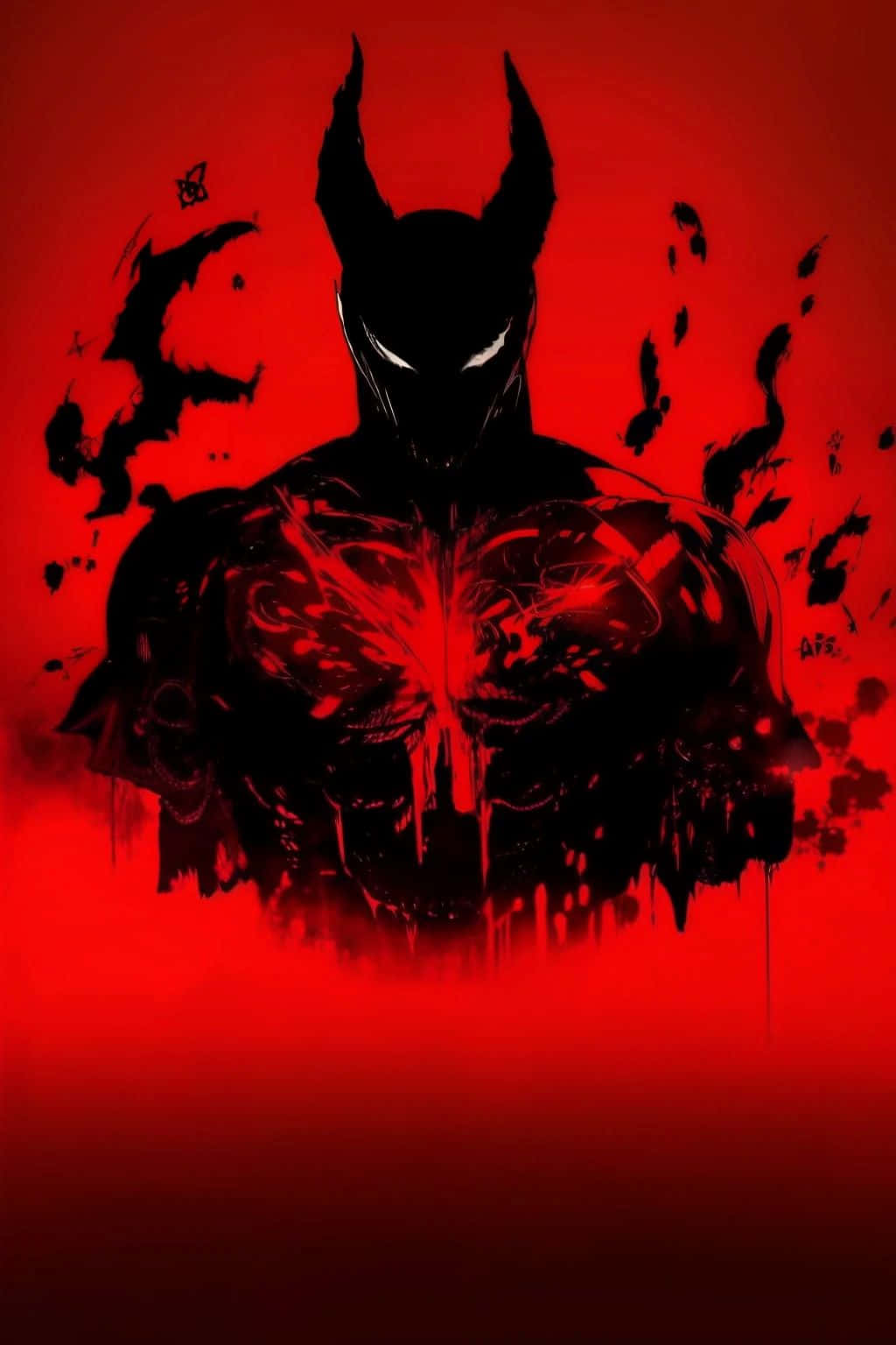 Red Shadow Vigilante Art Wallpaper