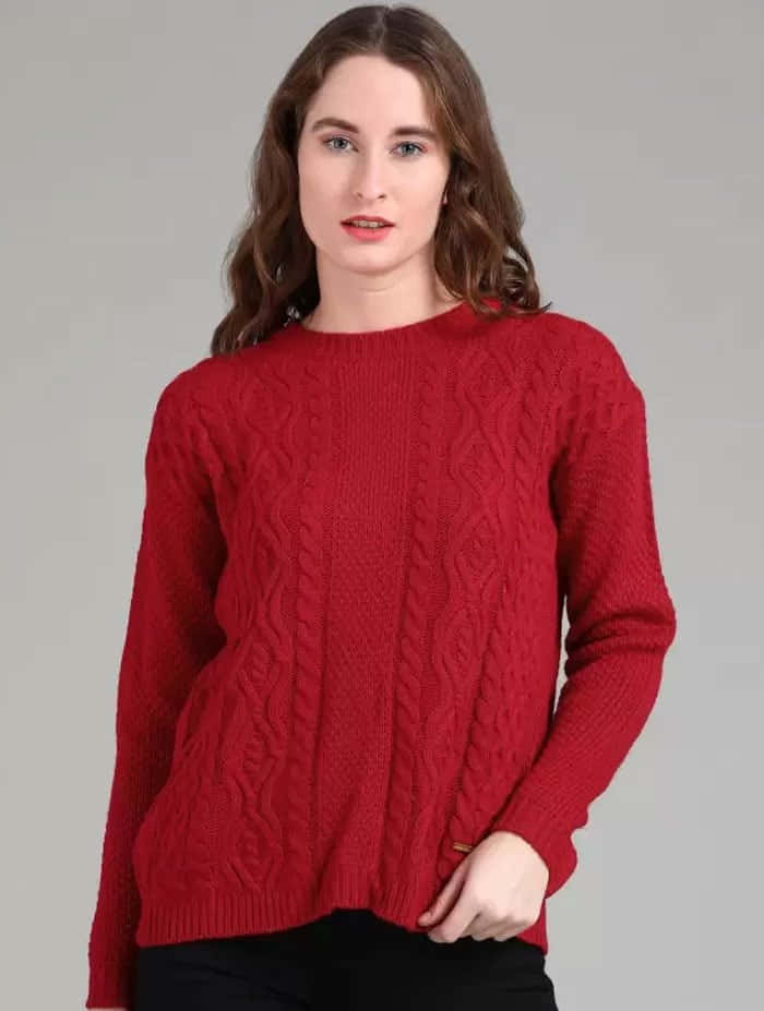 Red Sweater 700 X 927 Wallpaper Wallpaper