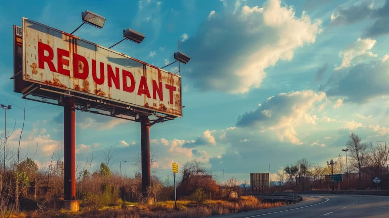 Redundant Billboard Skyline Wallpaper