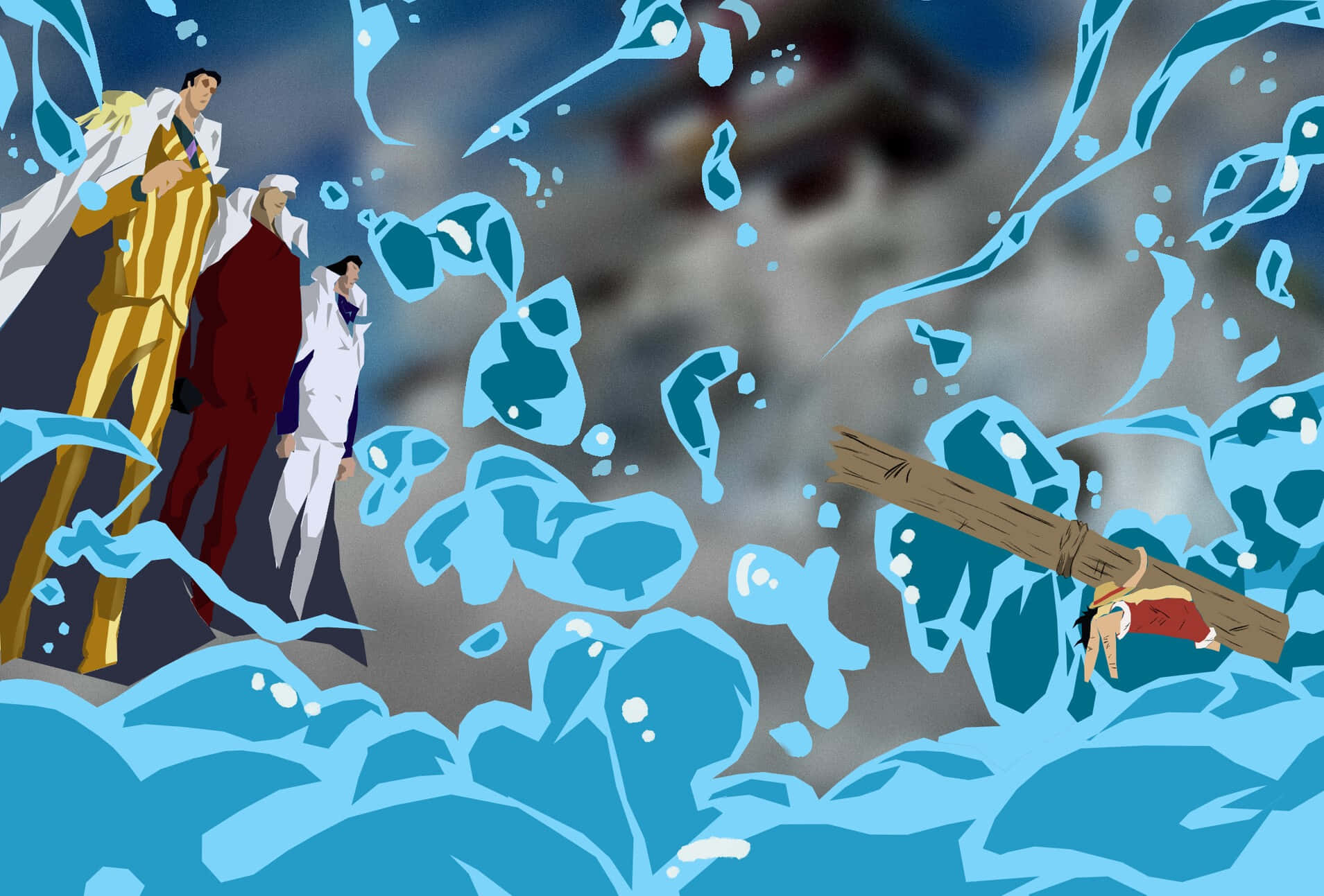 Reenacting The Marineford War Wallpaper