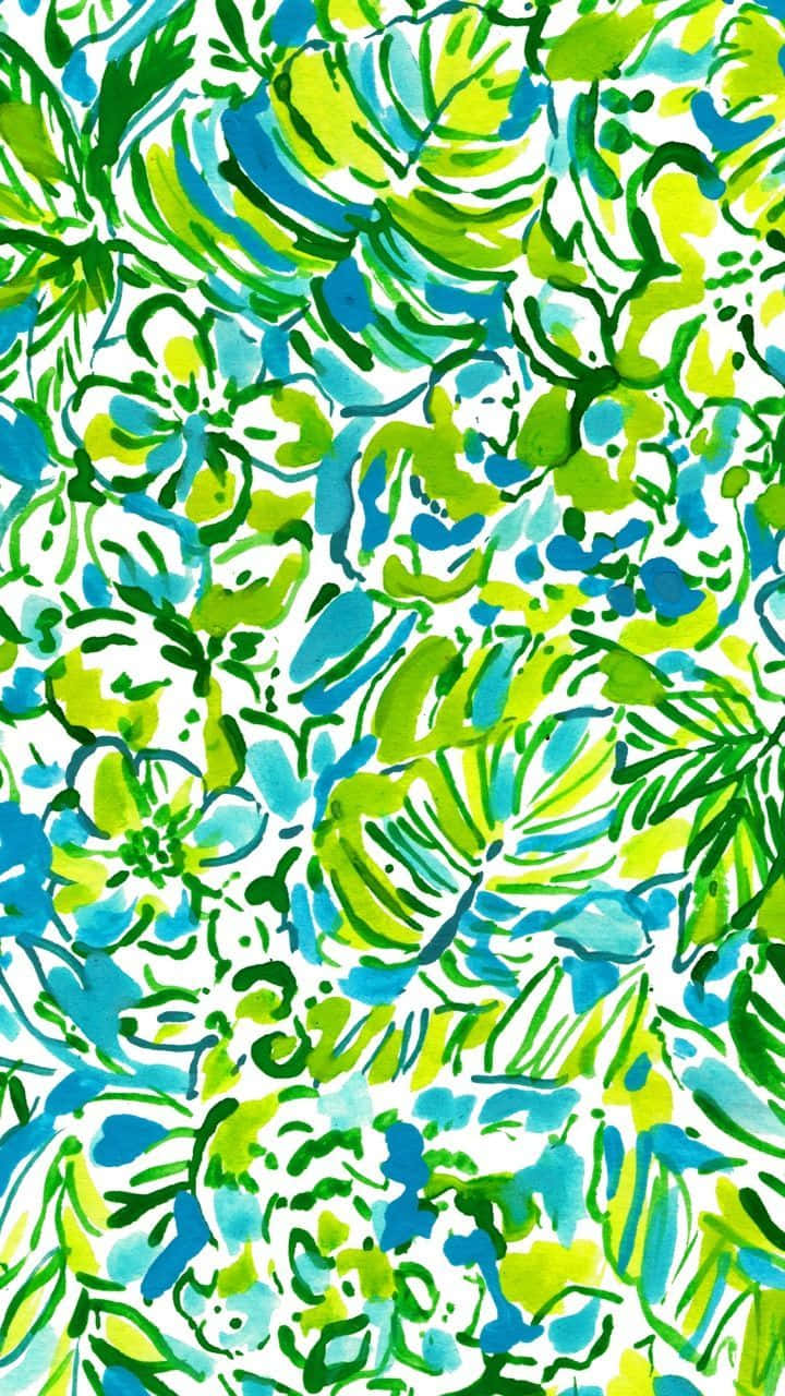 Refresh Your Style With This Eye-catching Lilly Pulitzer Iphone: Wallpaper