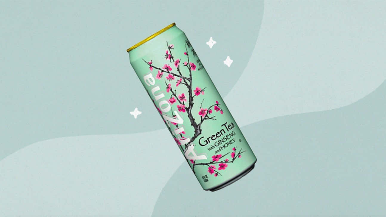 Refreshing Arizona Tea On A Hot Day Wallpaper