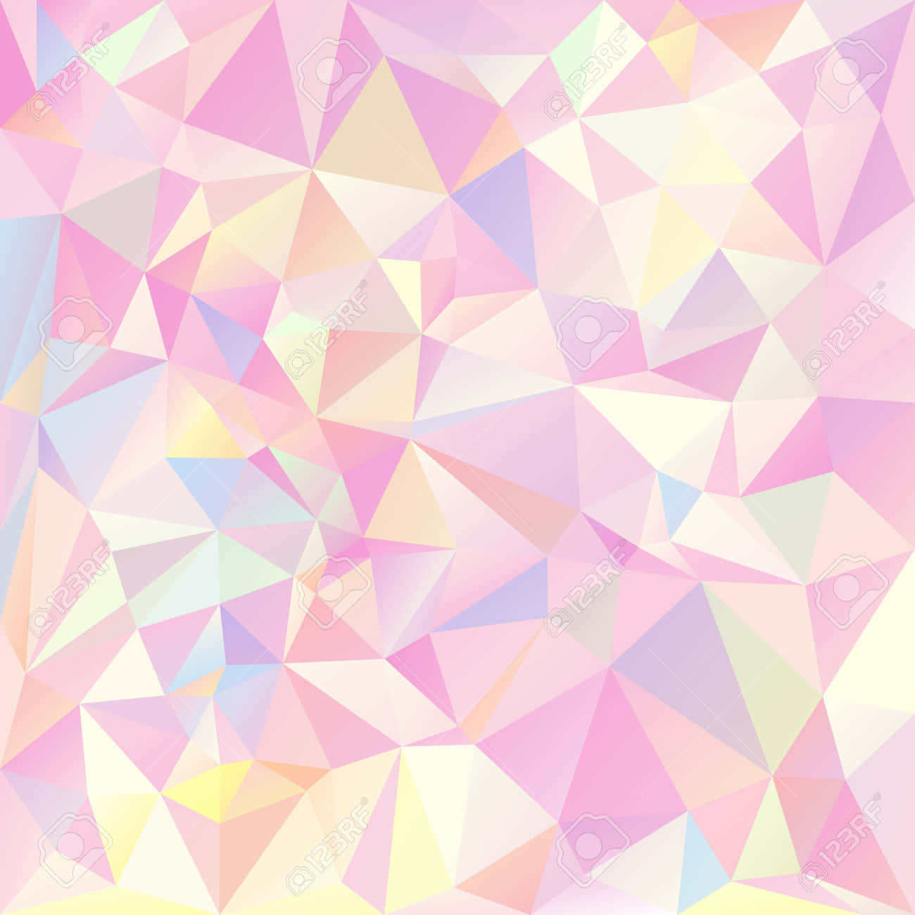 Refreshing Blend Of Pink, Yellow, And Blue Wallpaper