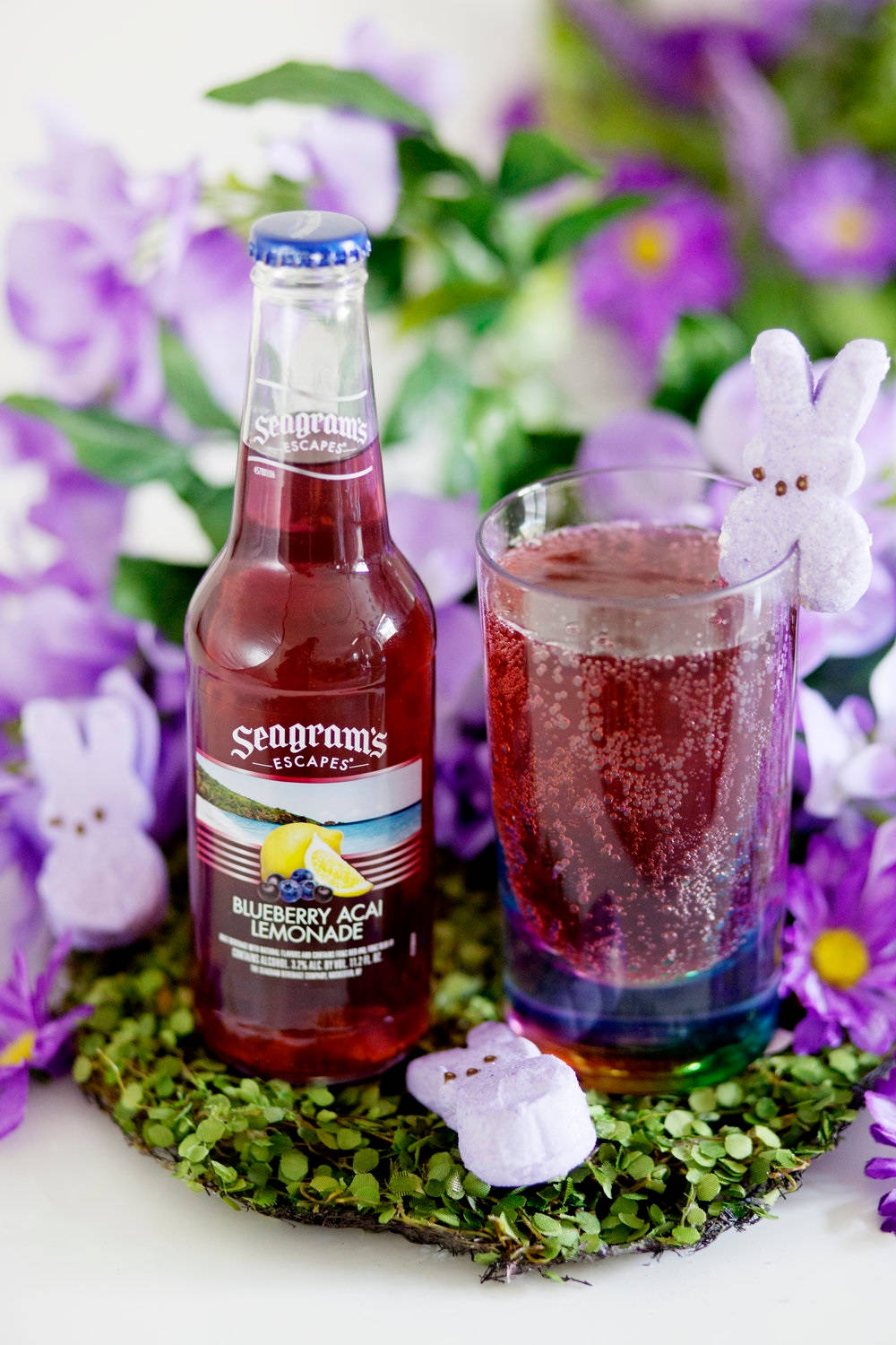 Refreshing Seagram's Blueberry Lemonade Beverage Wallpaper