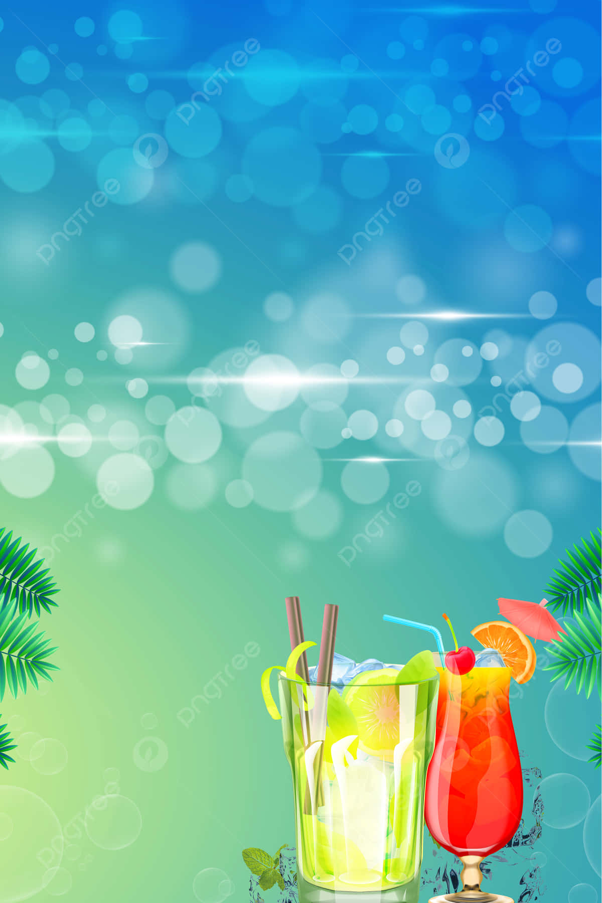 Refreshing Summer Cocktail Wallpaper