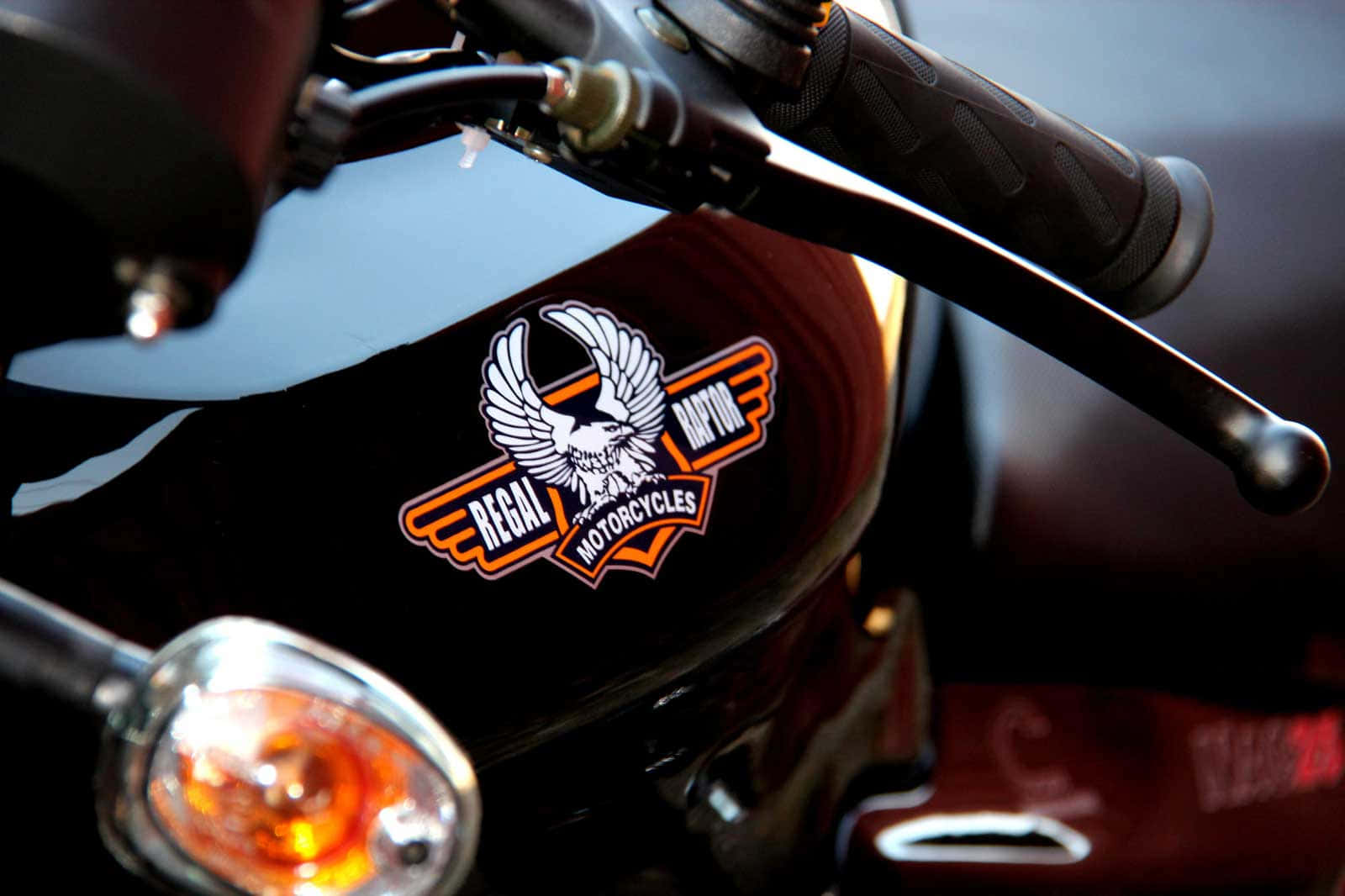 Regal Raptor Motorcycle Tank Logo Wallpaper