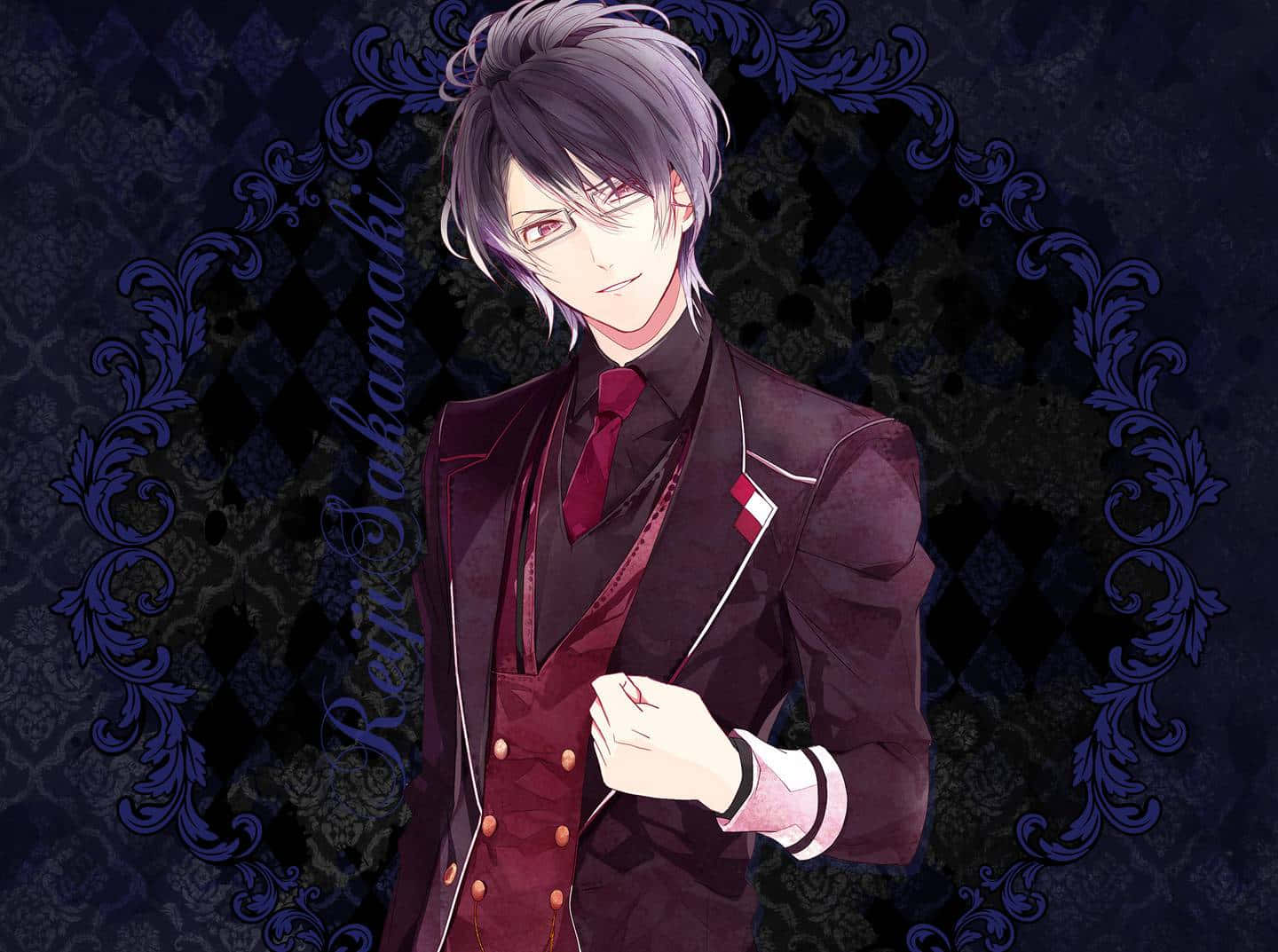 Reiji Sakamaki - The Intellectual Vampire In Elegant Attire Wallpaper