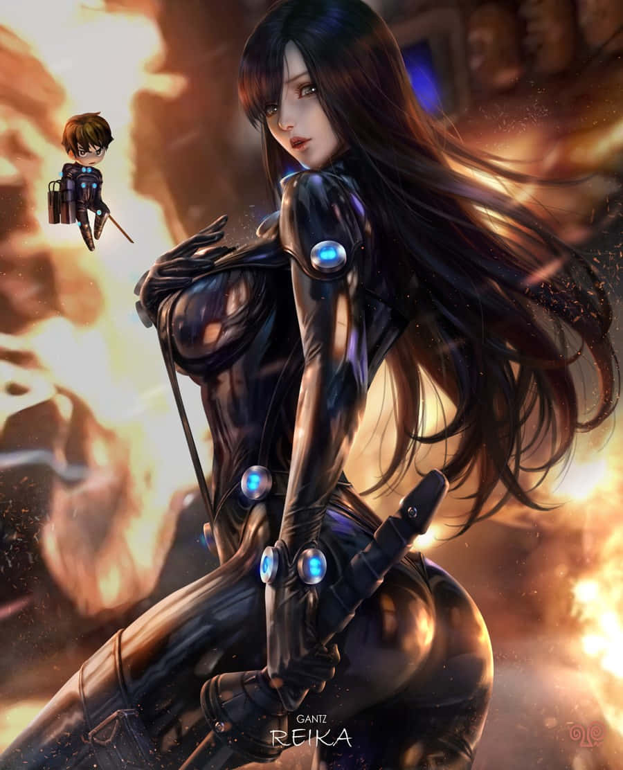 Reika Shimohira Gantz Warrior Artwork Wallpaper