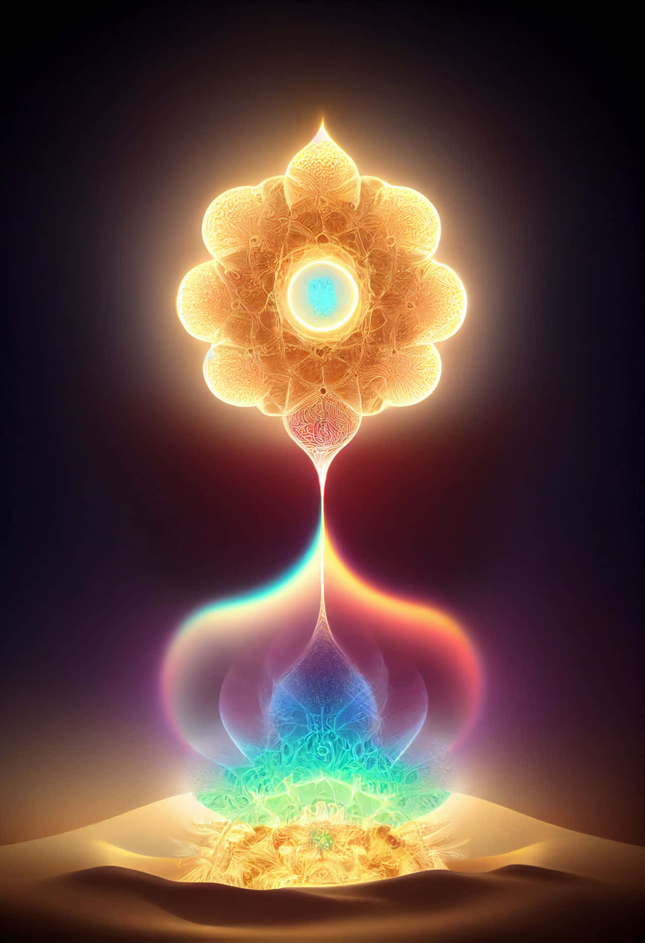 Reiki Master Performing Energy Healing Session Wallpaper