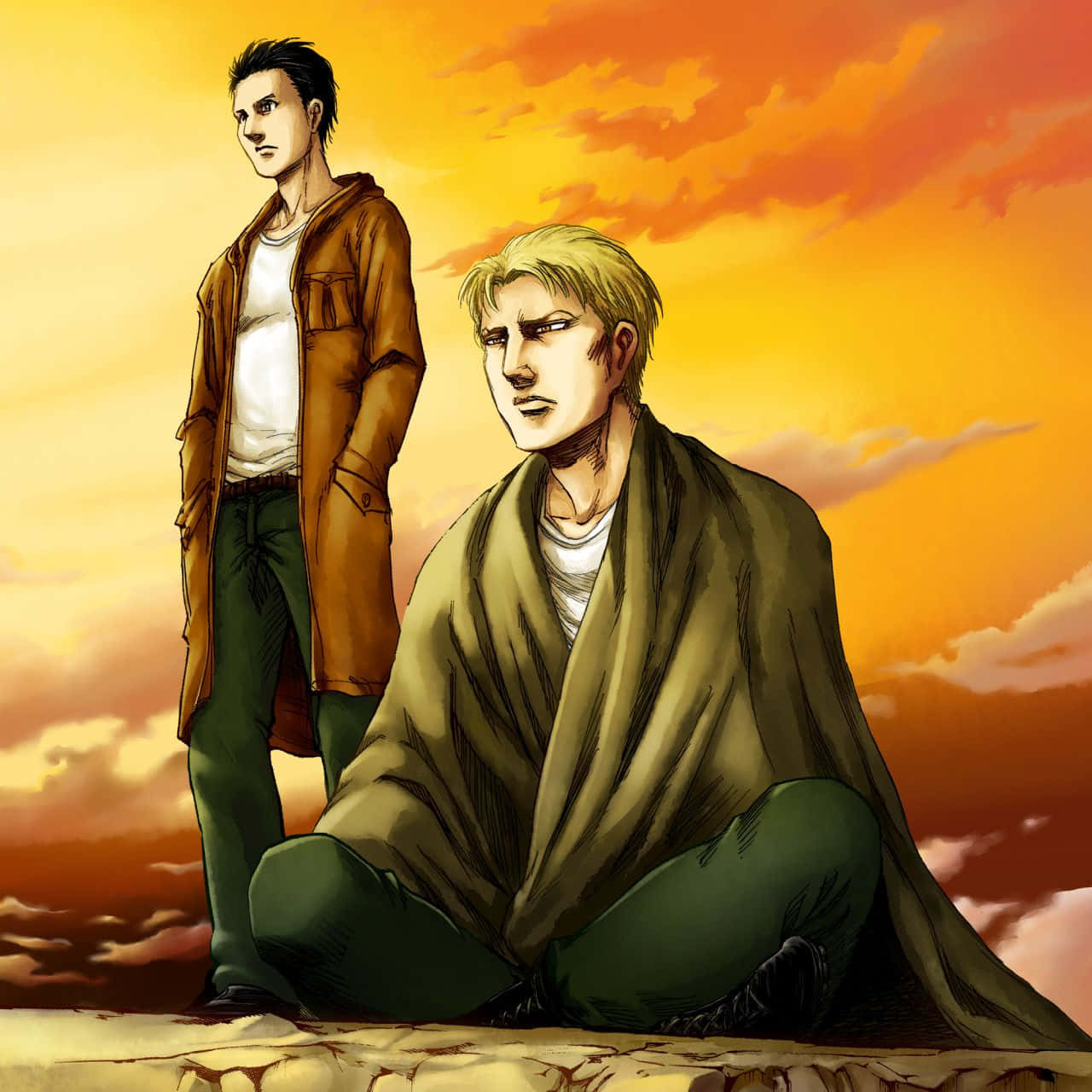 Reiner Braun, A Hero Of The 104th Trainees Squad Wallpaper