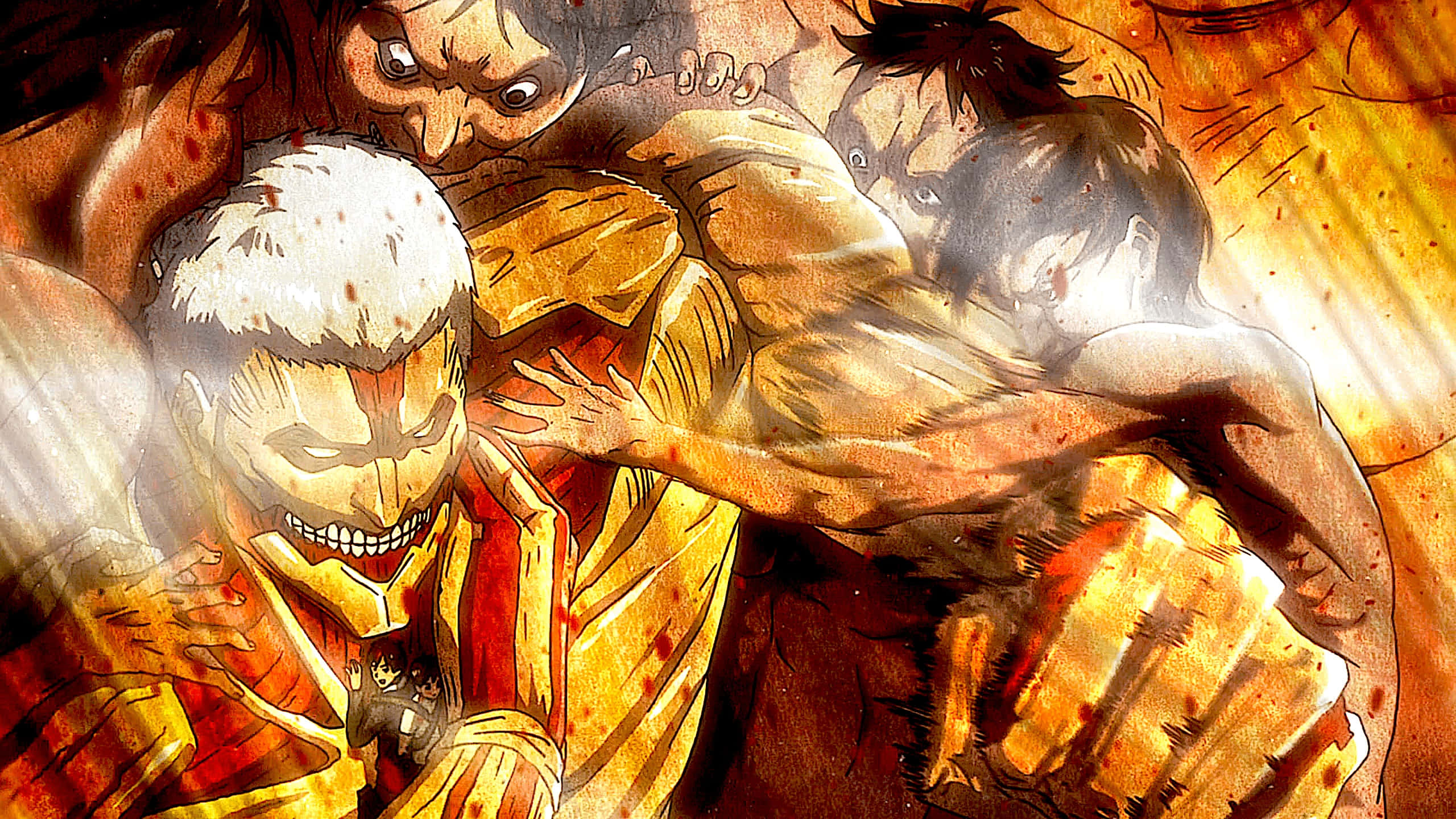 Reiner Braun Brings Justice To The Battlefield Wallpaper