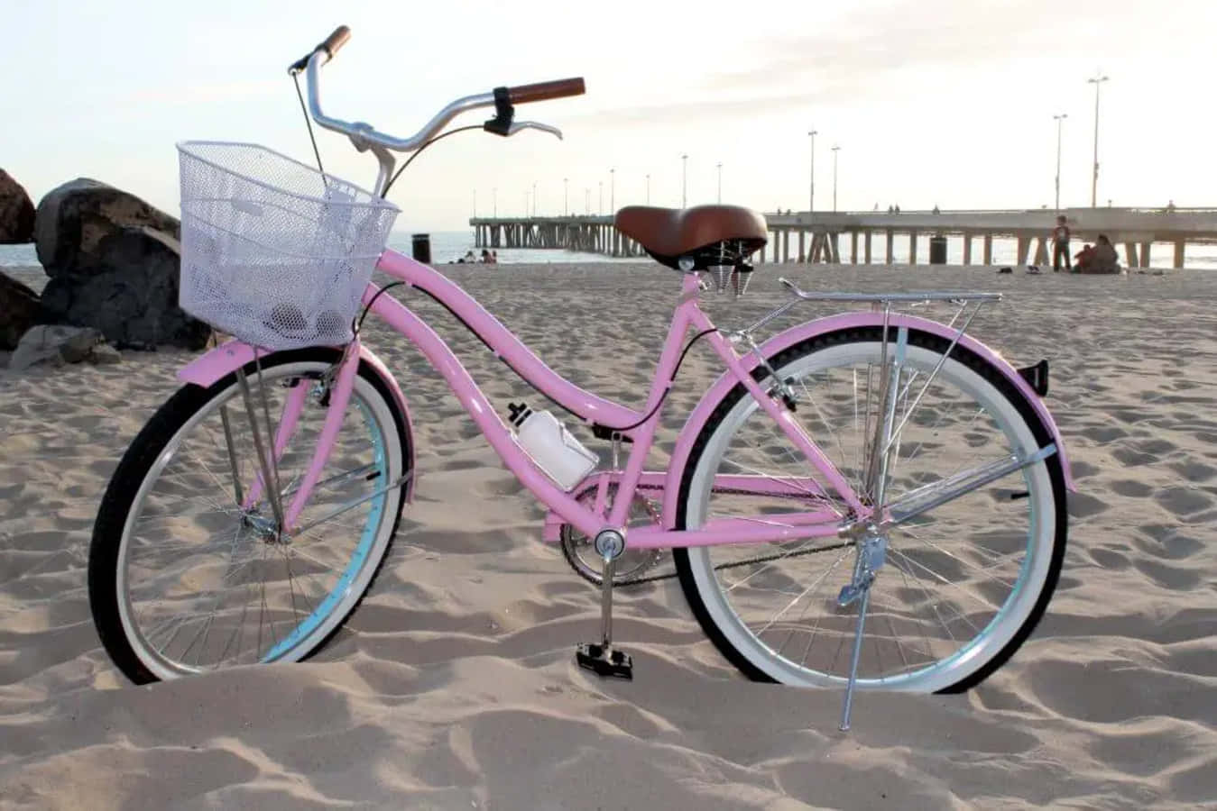 Relaxing Beach Cruiser Ride Wallpaper