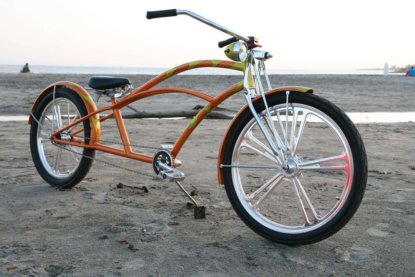 Relaxing Beach Cruiser Ride Wallpaper