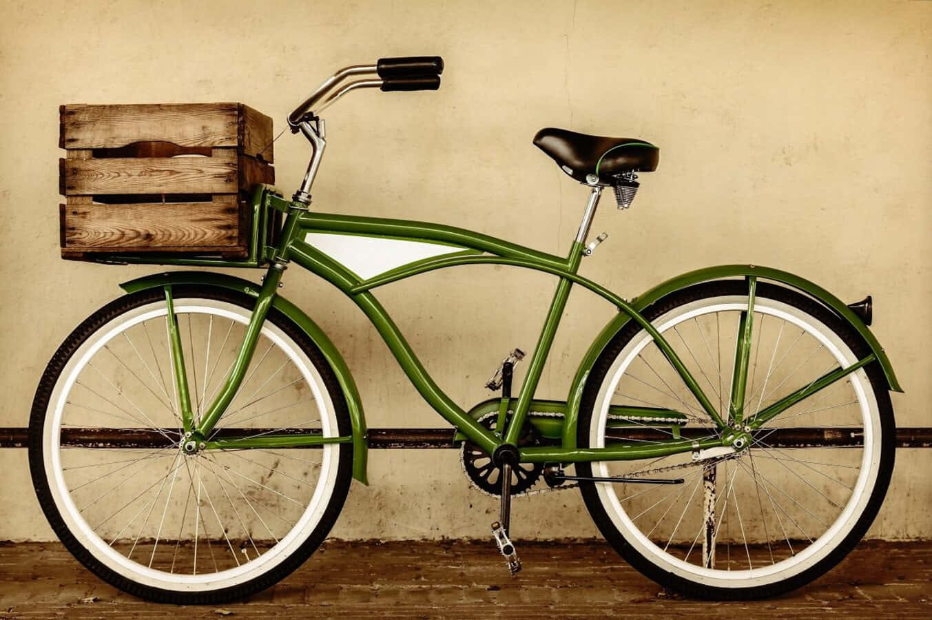 Relaxing Beach Cruiser Ride Wallpaper