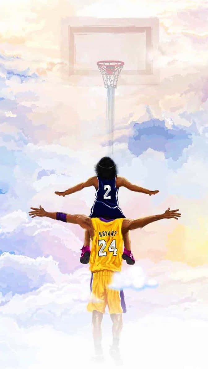 Remembering Legends: Kobe And Gigi Bryant Wallpaper