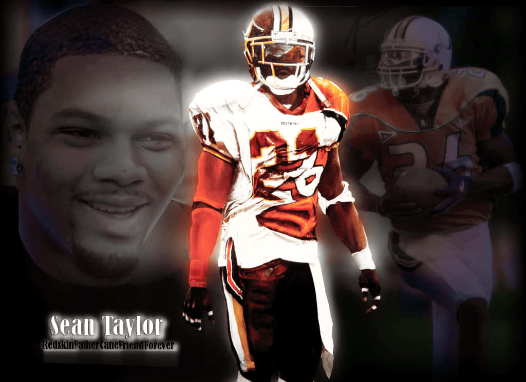 Remembering Sean Taylor, A Safety For The Washington Redskins Who Tragically Passed Away In 2007. Wallpaper