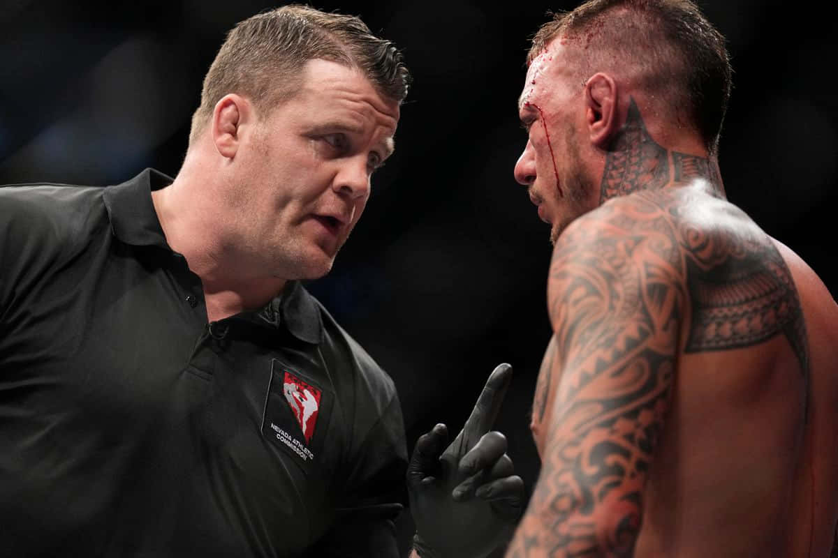 Renato Moicano With Marc Goddard Wallpaper