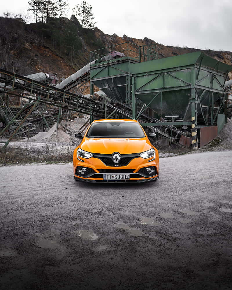 Renault Scenic Industrial Backdrop Wallpaper