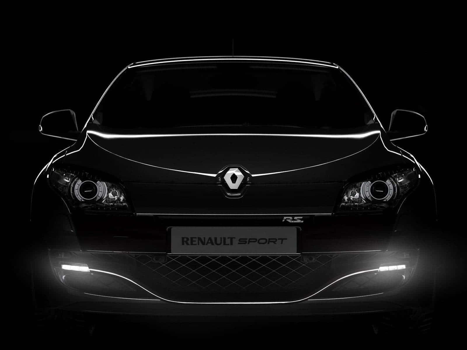 Renault Sport Carin Black Wallpaper