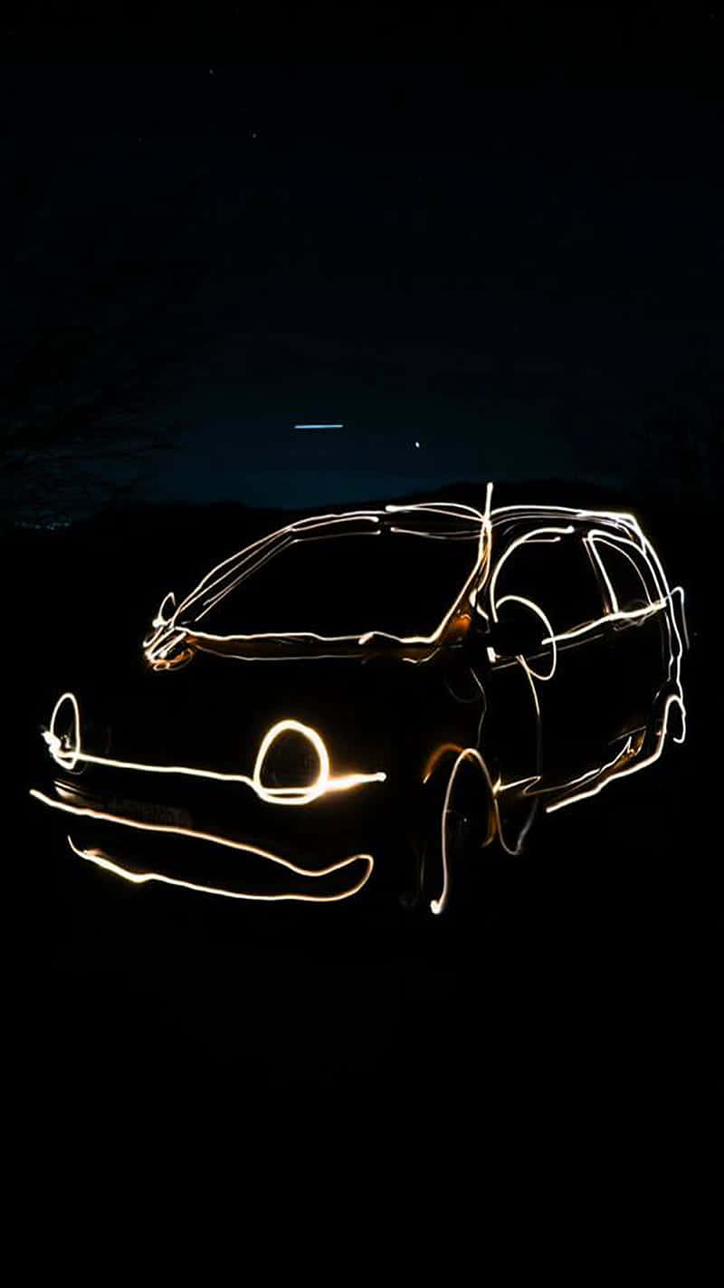 Renault Twingo Light Outline Wallpaper