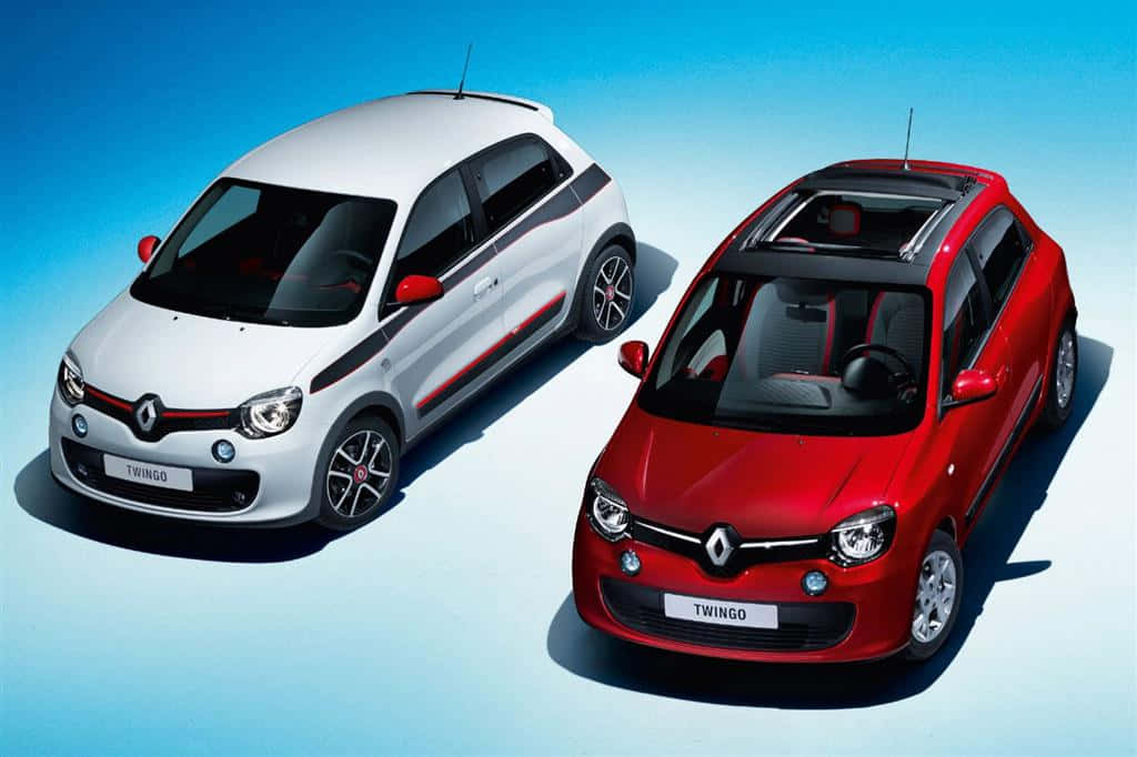 Renault Twingo Redand White Models Wallpaper