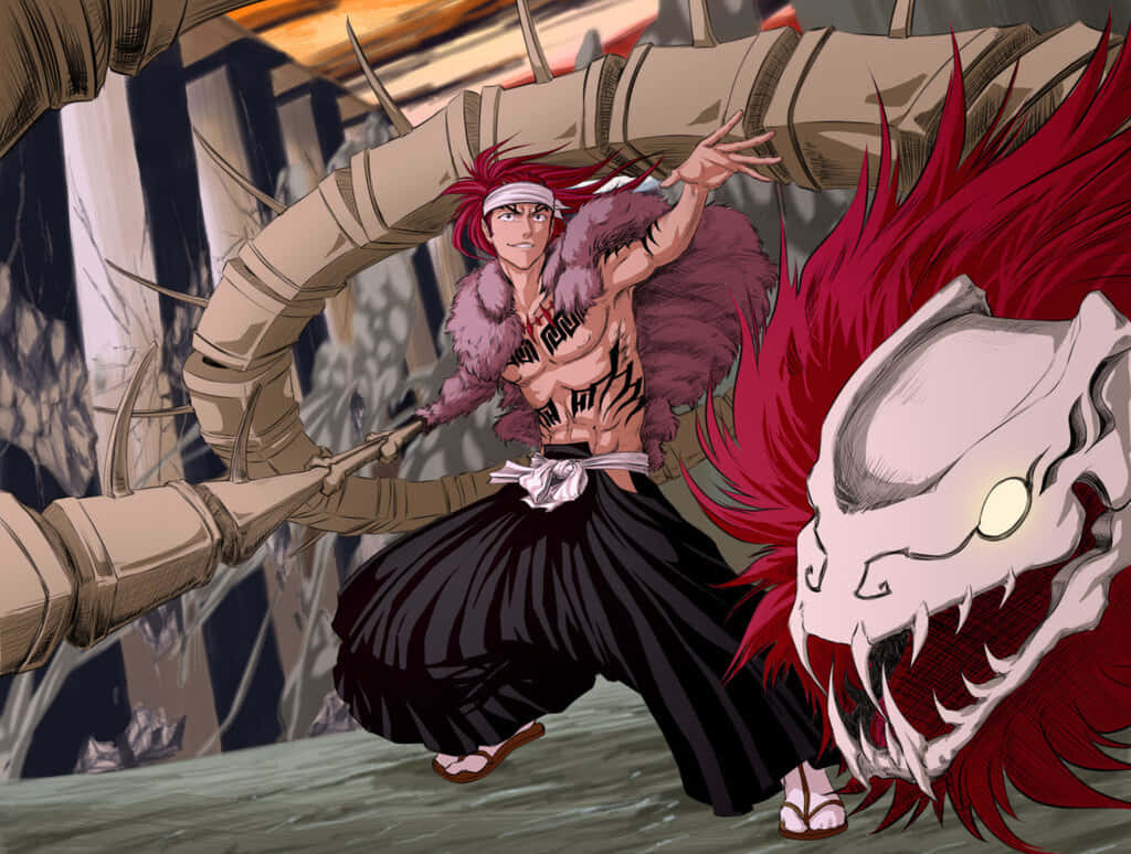 Renji Abarai, A Famous Soul Reaper From The Popular Anime & Manga Series, Bleach Wallpaper