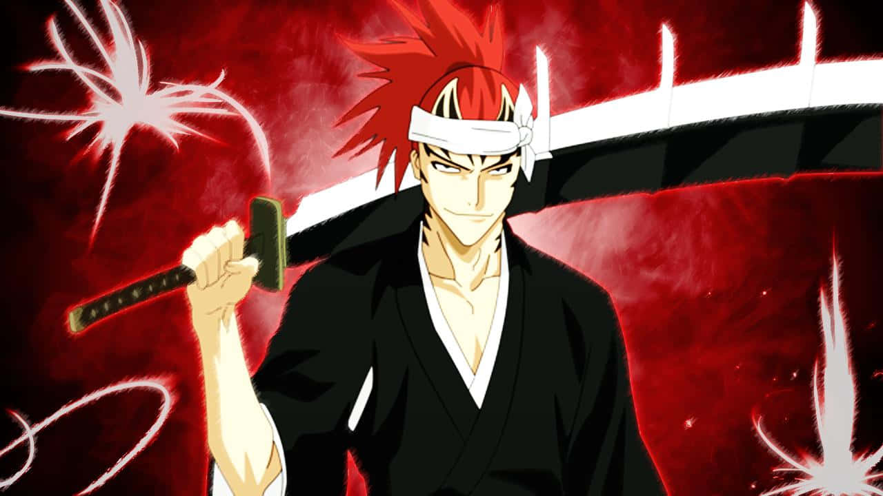 Renji Abarai, Captain Of The 6th Division In Bleach Wallpaper