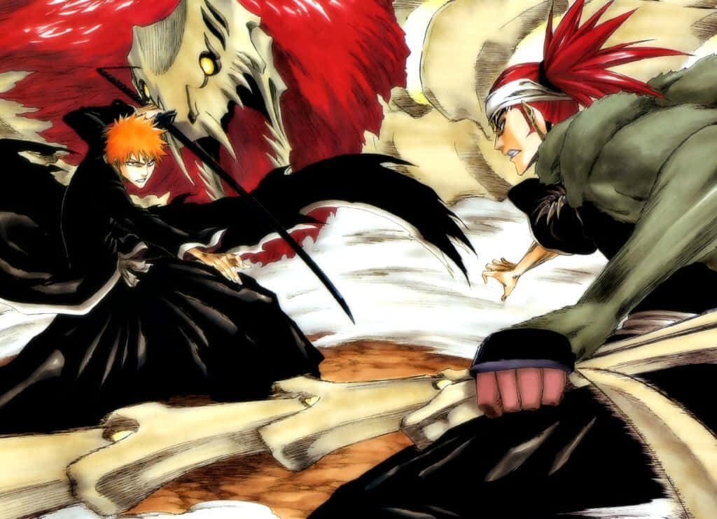 Renji Abarai In His Iconic Hairstyle Wallpaper