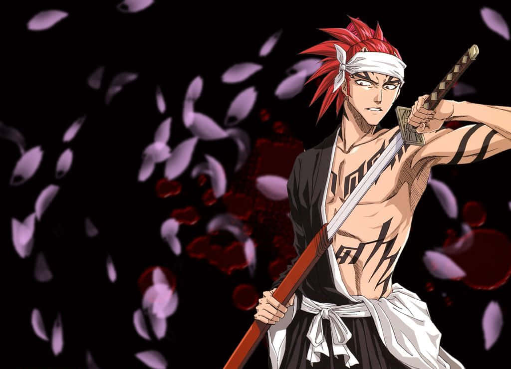 Renji Abarai, One Of The Most Skilled Soul Reapers In The Gotei 13 Wallpaper