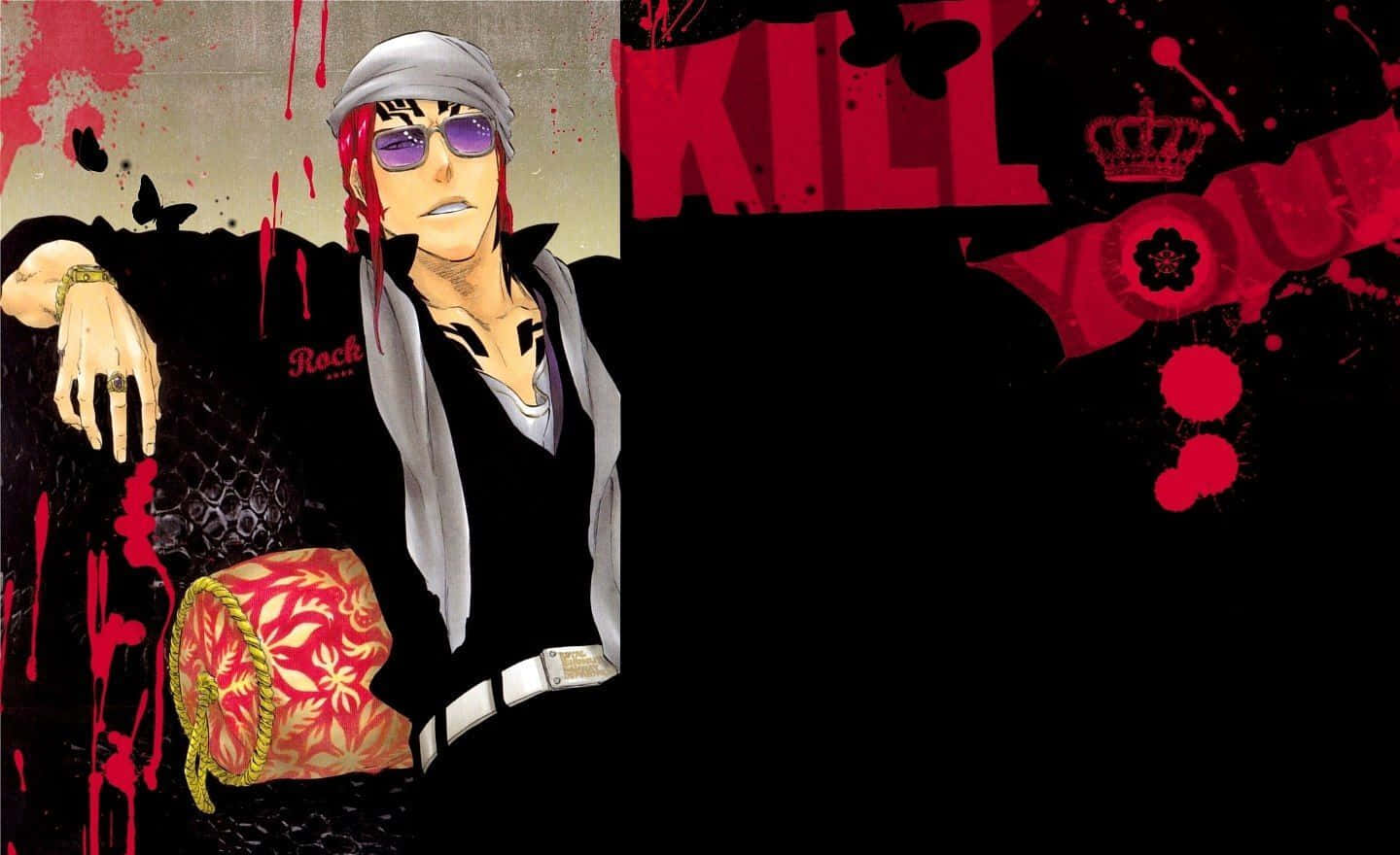 Renji Abarai Stepping Into Action Wallpaper