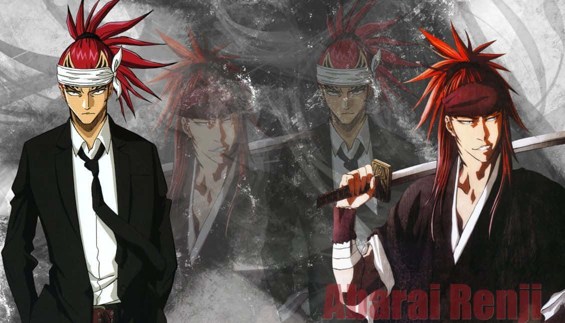 Renji Abarai, The Heroic Soul Reaper From The Anime Series Bleach Wallpaper