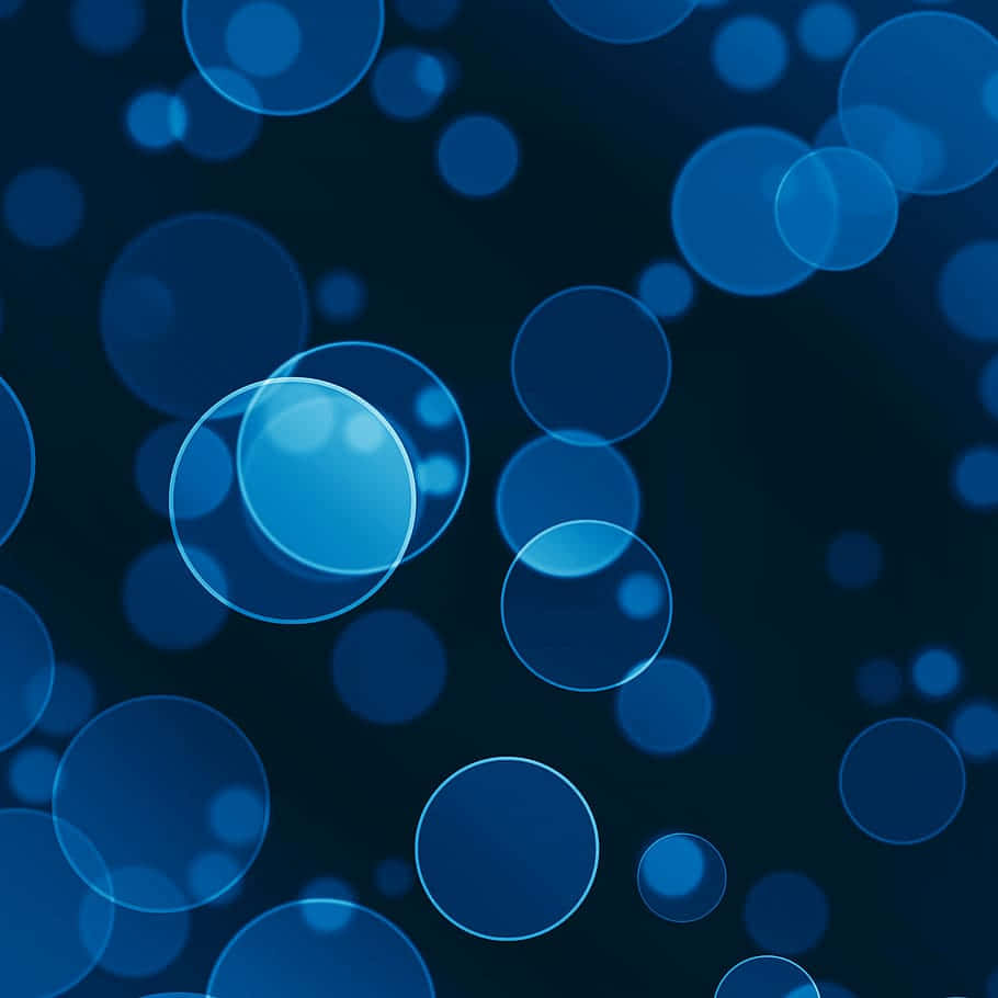 Repetitive Blue Circles [wallpaper] Wallpaper