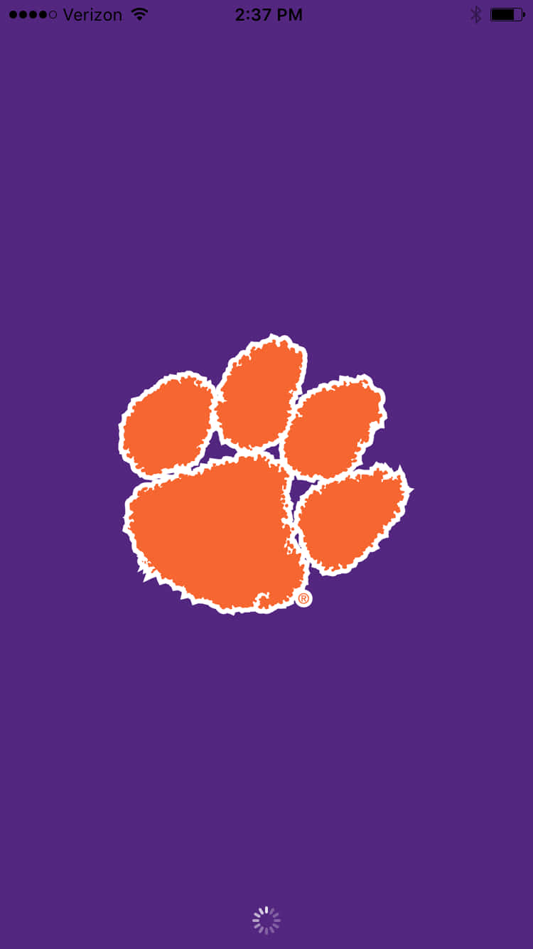 Represent Your Favorite Team, Clemson, With This Awesome Clemson Iphone Wallpaper. Wallpaper