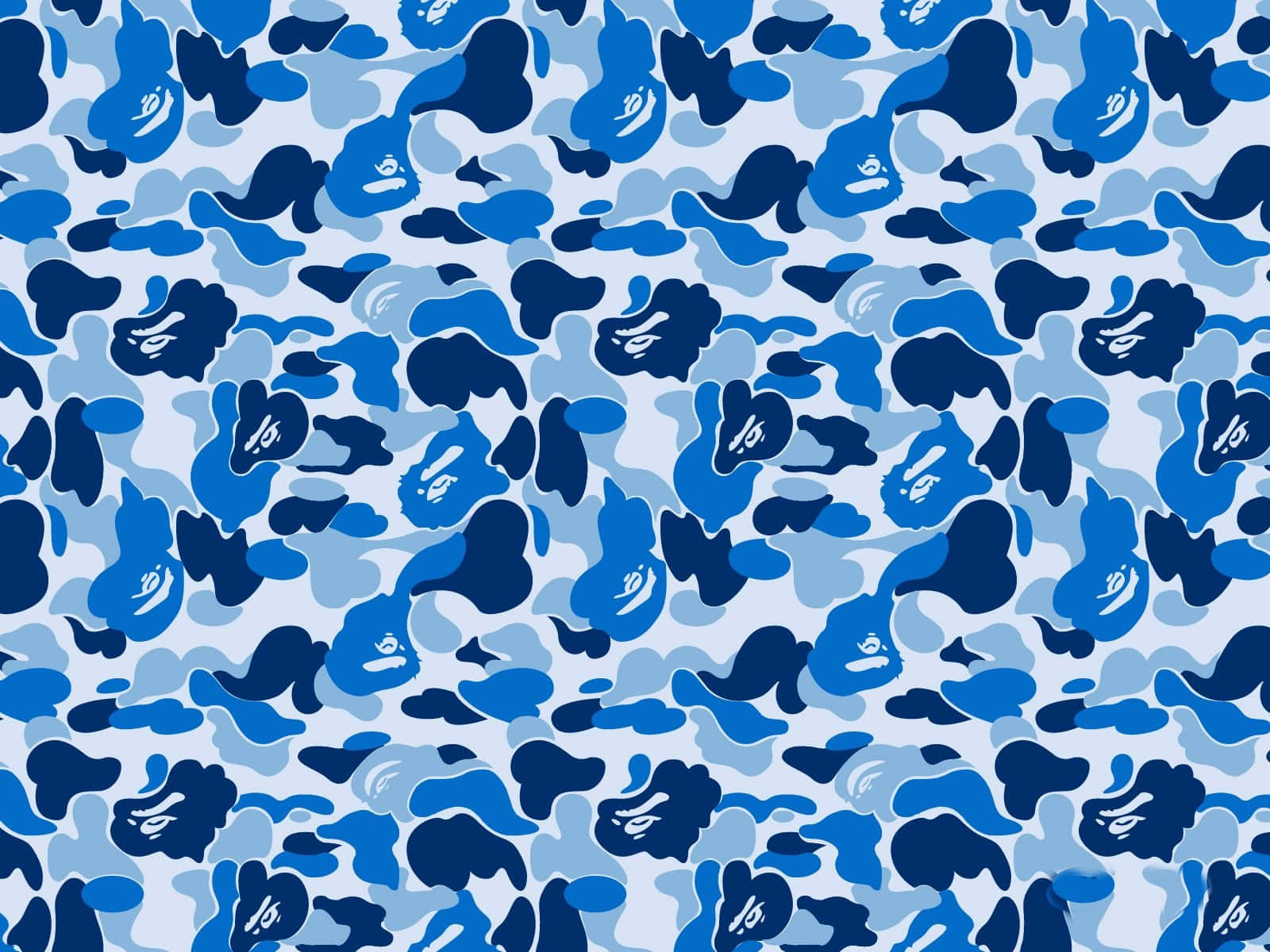 Representing A Classic With Bape Camo Wallpaper