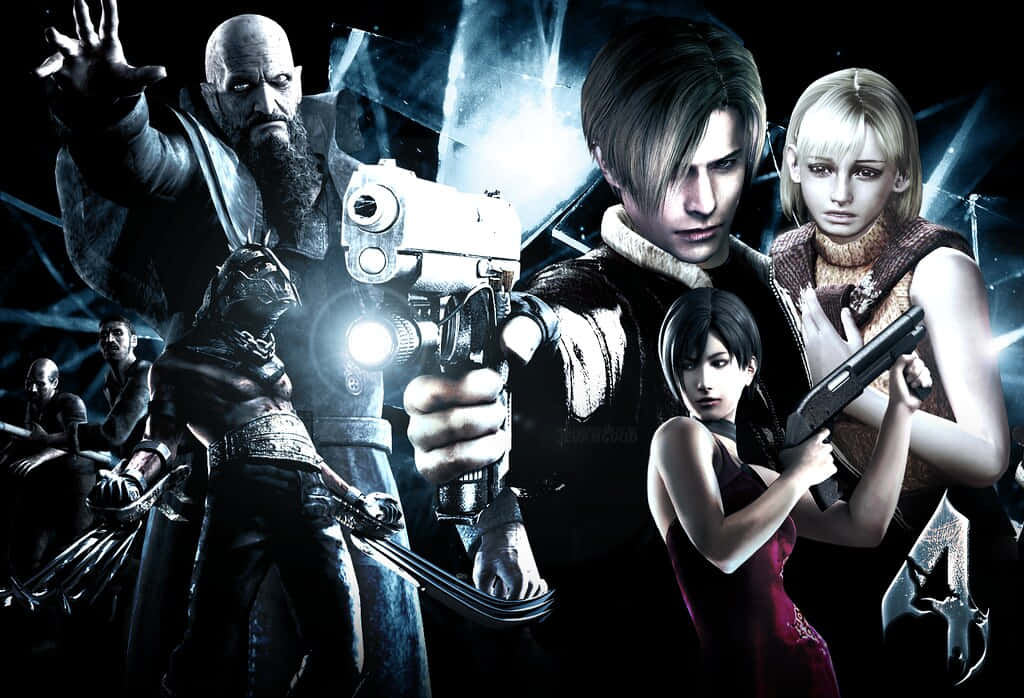 Resident Evil Characters Showcase Wallpaper