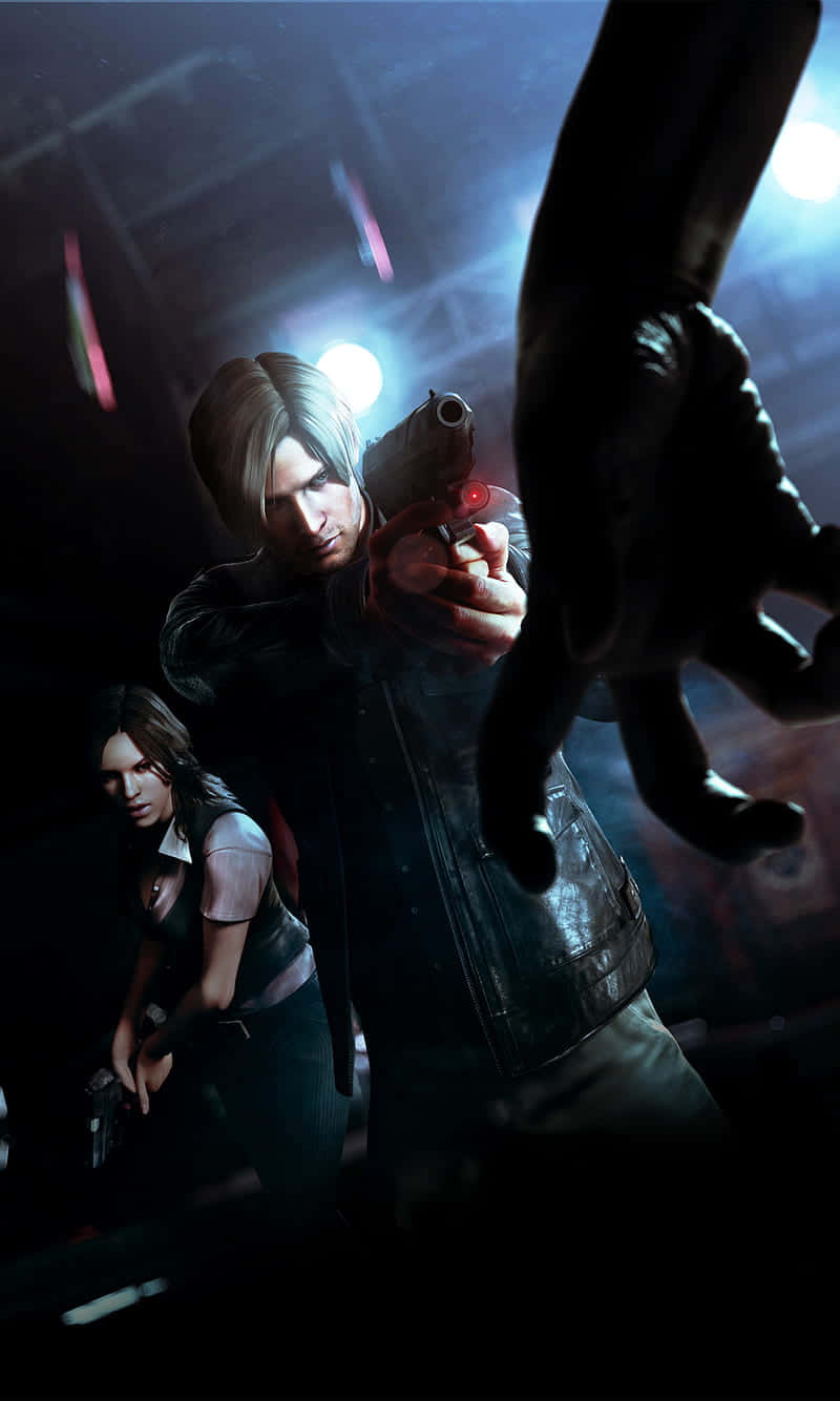 Resident Evil Heroes Action Pose Wallpaper