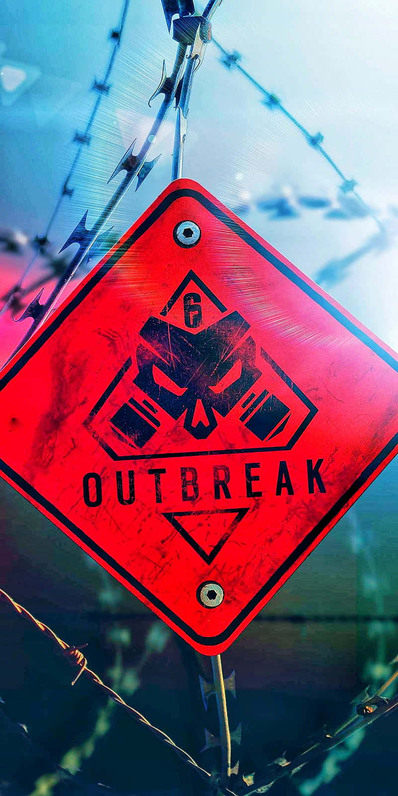 Resident Evil Outbreak Warning Sign Wallpaper