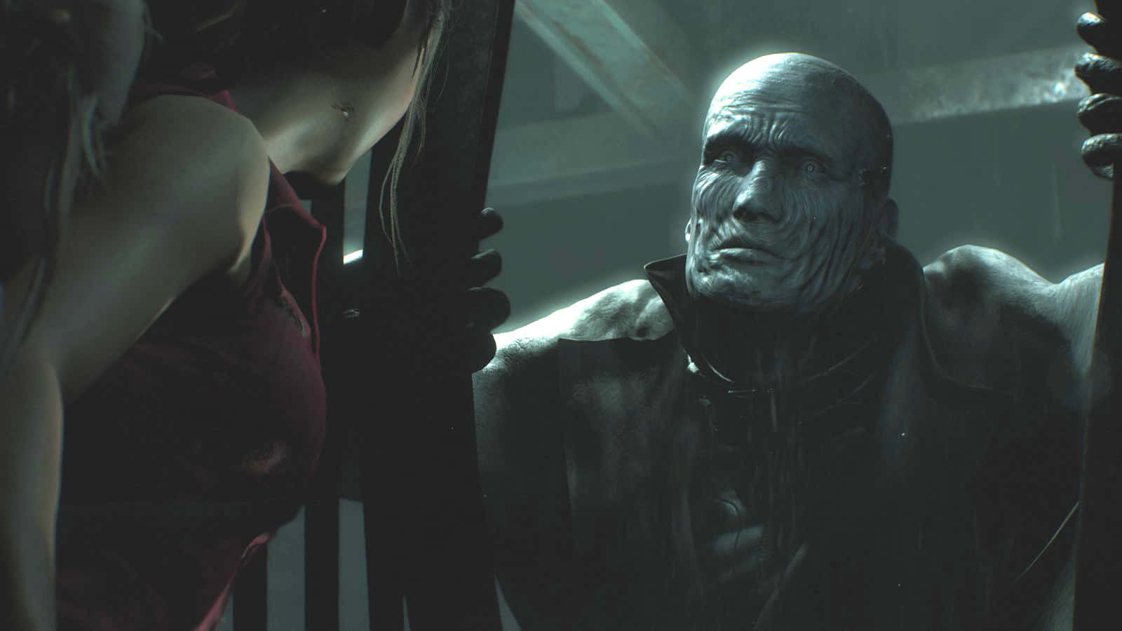 Resident Evil Tyrant Confrontation Wallpaper