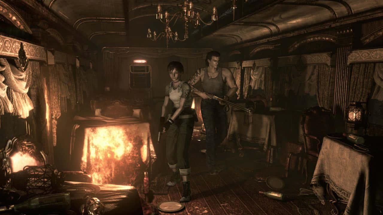 Resident Evil Zero Train Scene Wallpaper