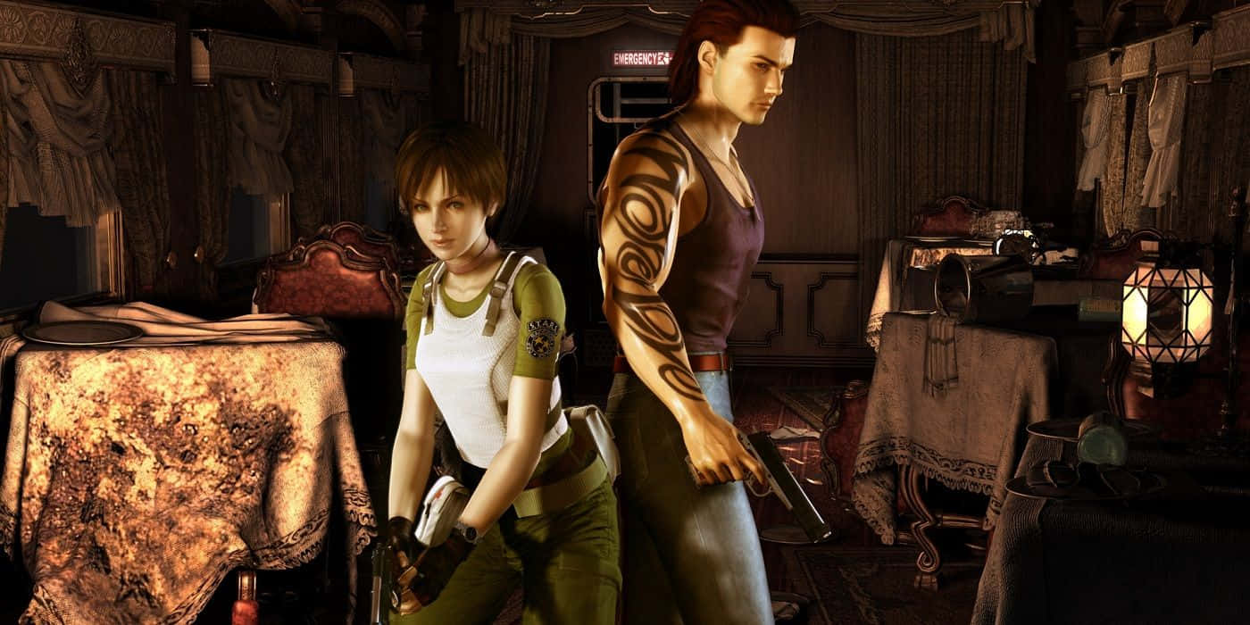 Resident Evil0 Characters Billyand Rebecca Wallpaper