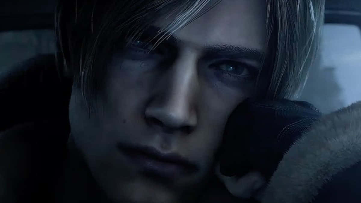 Resident Evil4 Remake Leon Close Up Wallpaper