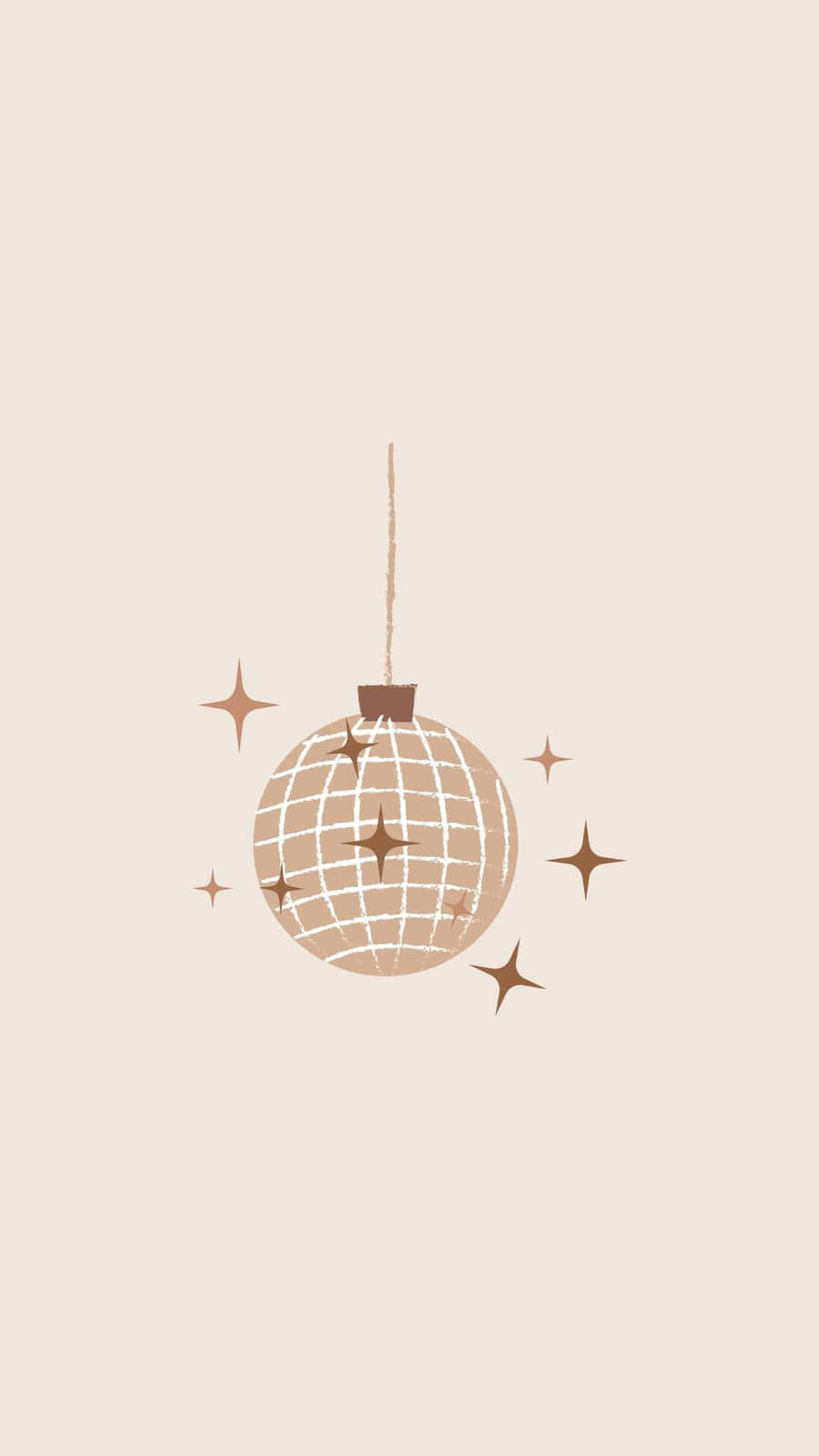 Retro Disco Ball Sparkle Wallpaper