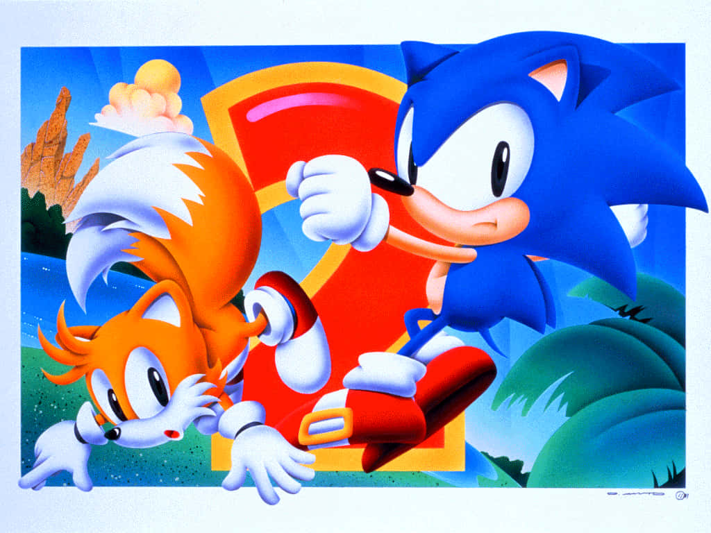 Retro Meets Modern In Sonic 2 Hd! Wallpaper