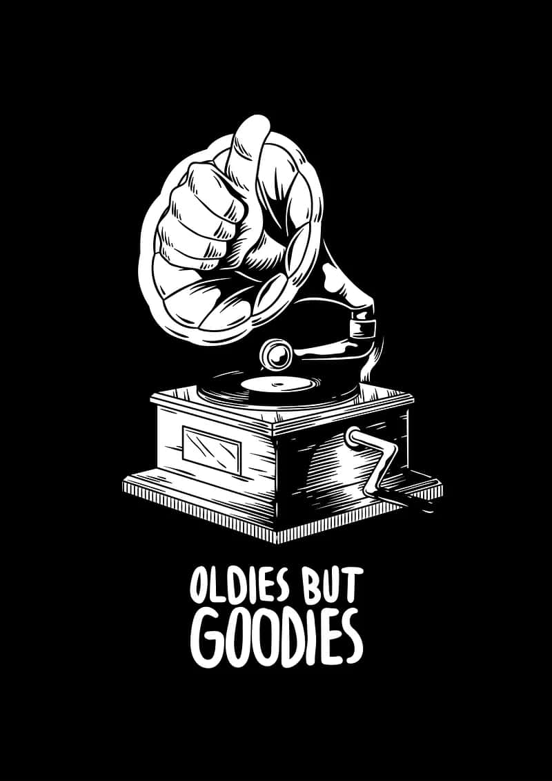 Retro Music Fist Oldies But Goodies Wallpaper