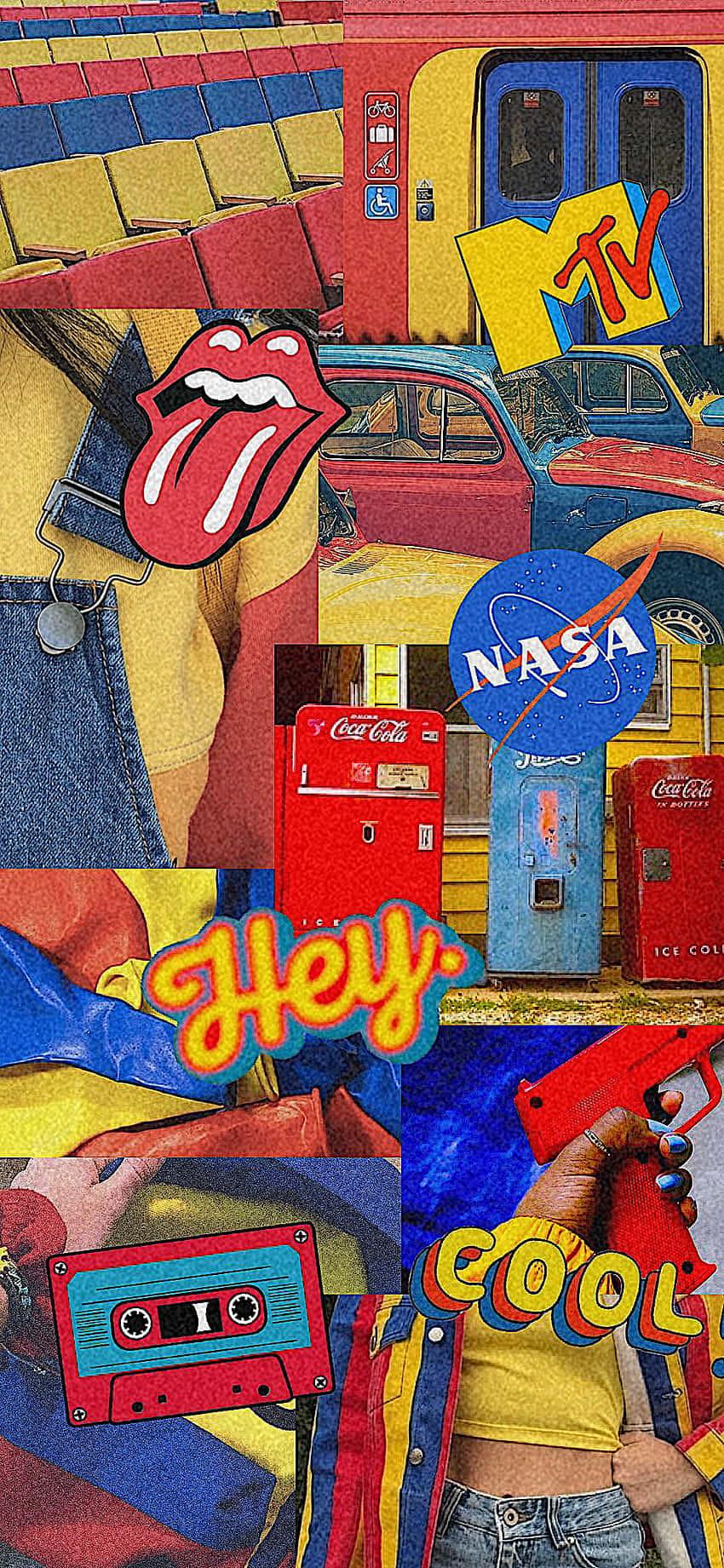 Retro Pop Culture Collage.jpg Wallpaper