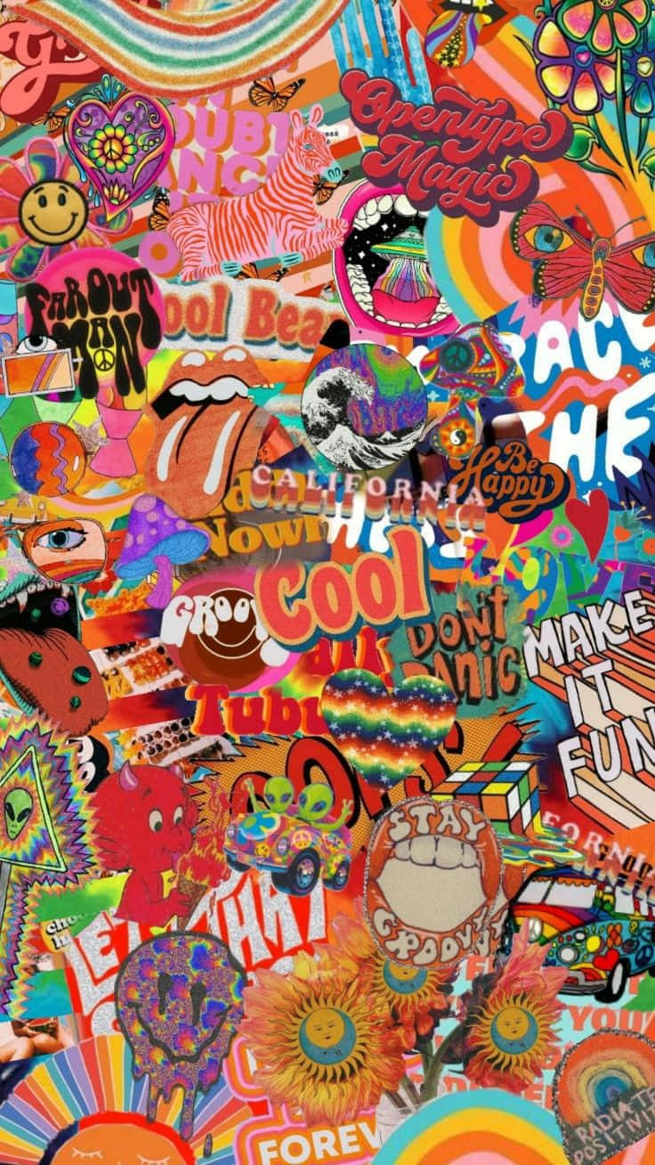 Retro Psychedelic Collage Art.jpg Wallpaper