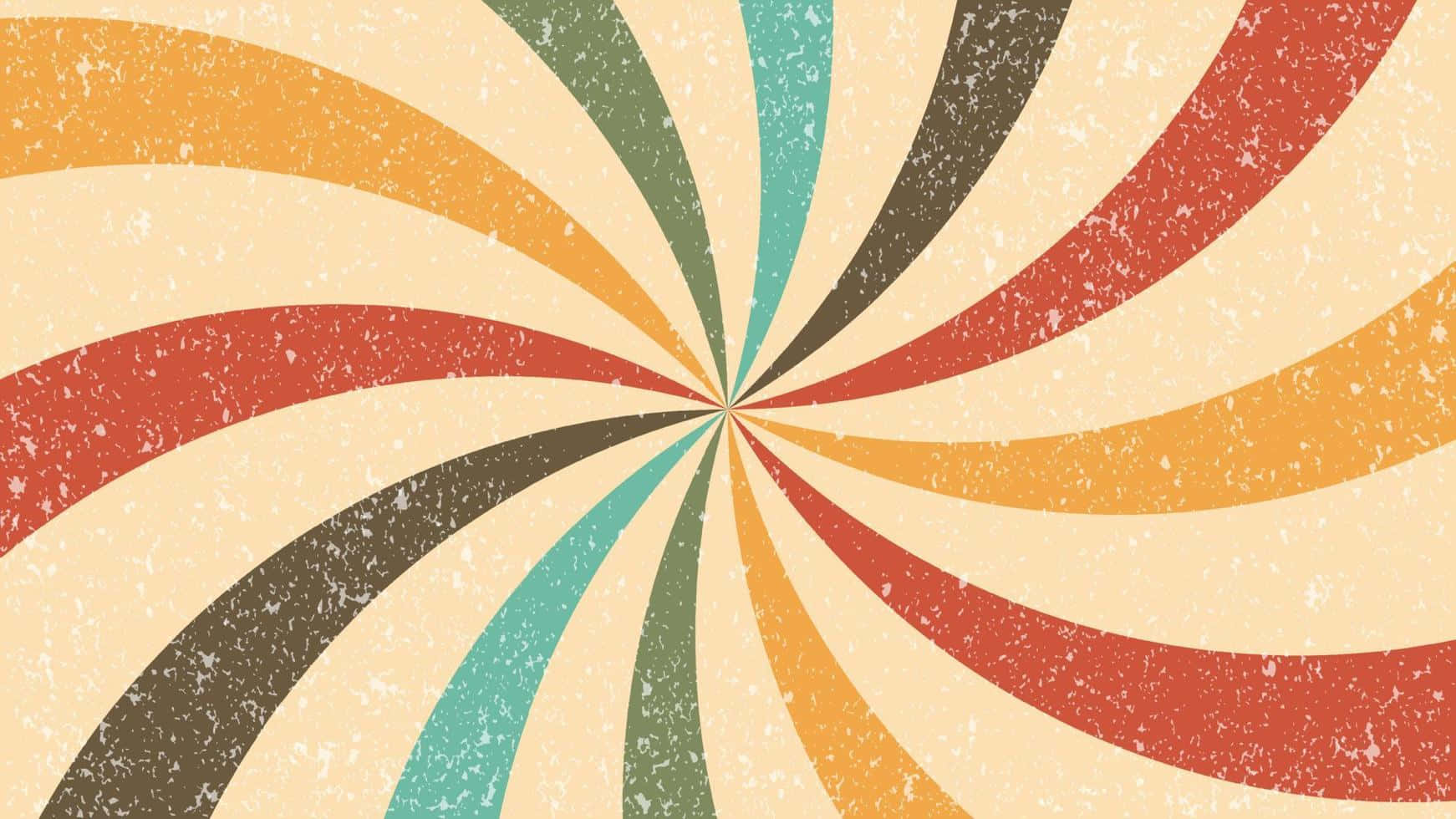 Retro Sunburst Background Wallpaper