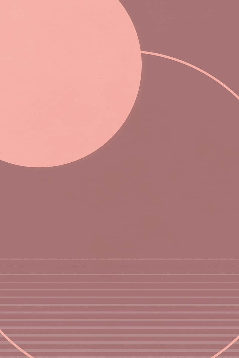 Retro Sunrise Abstract Art Wallpaper